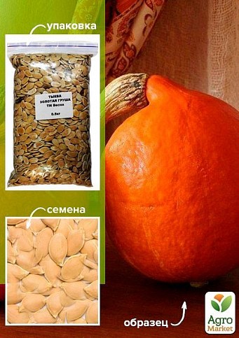 Тыква "Золотая груша" ТМ "Весна" 500г