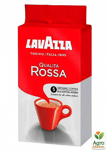 Кофе "Lavazza" 250г Rossa  молотый упаковка 6шт