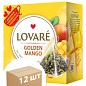 Чай пирамидками "Golden Mango" TM "Lovare" 15 пак. по 2г упаковка 12шт 