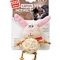 Игрушка для кошек Зайчик с плетеным мячиком и колокольчиком GiGwi Catch&scratch, полиэстер, 10 см (2344) купить