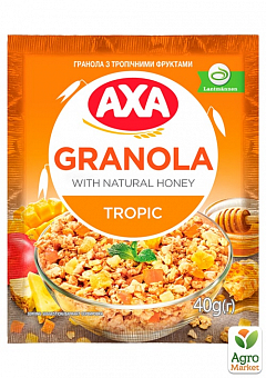 Мюсли "Granola" с тропическими фруктами ТМ "AXA" 40г1