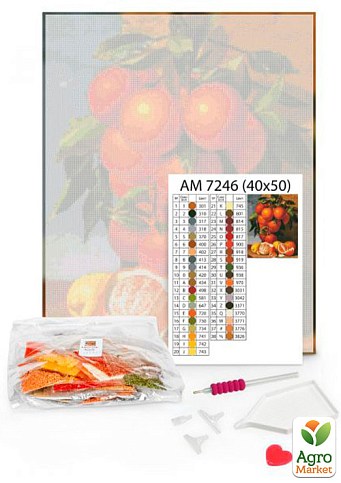 Алмазна мозаїка - Бельгійські вафлі з ягодами Ідейка AMO7140 - фото 2