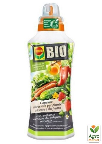 Рідке органічне добриво для фруктових і овочів COMPO BIO 1 л  (2224)