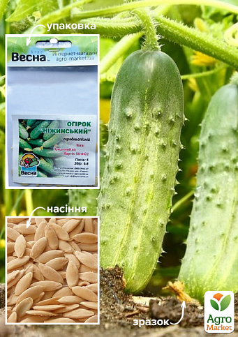 Огурец "Нежинский" (Зипер) ТМ "Весна" 2г