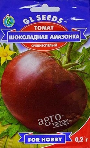 Томат "Шоколадная амазонка" ТМ "GL SEEDS" 0.2г