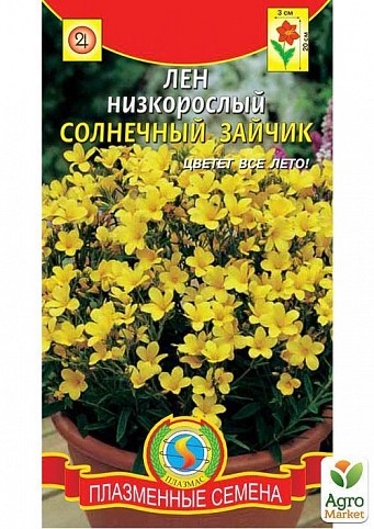 Льон багаторічний "Сонячний зайчик" ТМ "Плазмові насіння" 0,03