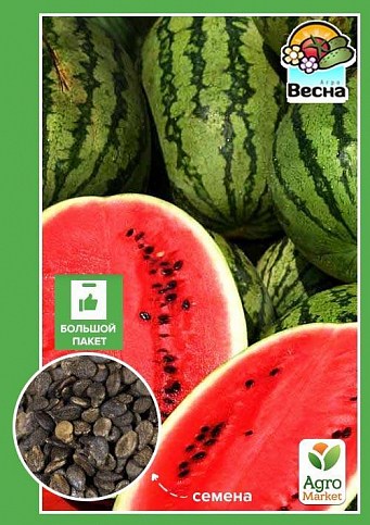 Кавун "Астраханський" (Великий пакет) ТМ "Весна" 4г