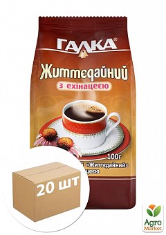 Растворимый напиток (м/у) с эхинацеей ТМ "Животворный" 100г упаковка 20шт2