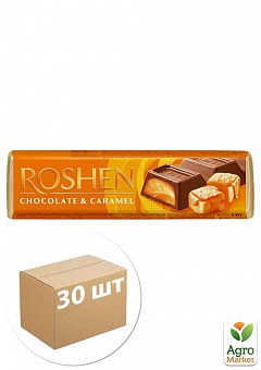 Батон карамель (оранжевый) ТМ "Roshen" 40г упаковка 30шт1