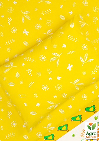 Полуторный (детский) комплект постельного белья "Мадагаскар" (желтый, зеленый, ) 163008 - фото 2