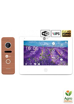 Комплект видеодомофона NeoLight NeoKIT HD Pro WF Bronze2