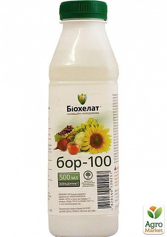 Мінеральне добриво "Бор -100" ТМ "Біохелат" 500мл