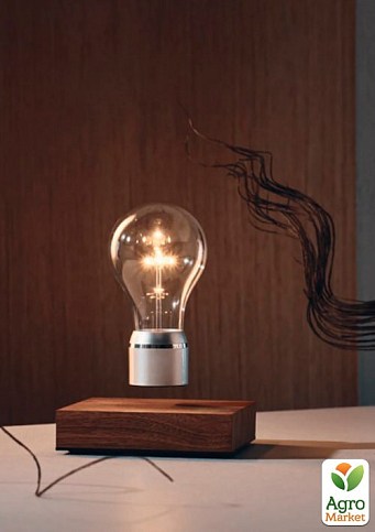 Левитирующая лампа Flyte Manhattan, орех, хромированный патрон 12.6х12.6х3 см (01-MAN-MUL-V3-0) - фото 3