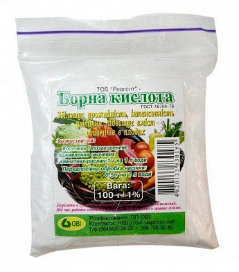 Микроудобрение "Борная кислота" 100г
