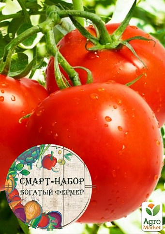 Смарт-набір овочів "Томатний марафон" "Багатий фермер" (в коробці) ТМ "Весна" 15уп
