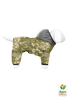 Комбінезон для собак WAUDOG Clothes, малюнок "Мілітарі", M35, В 59-62 см, З 37-40 см (422-4026) 2