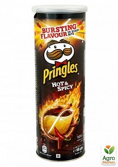 Чипсы ТМ "Pringles" Hot & spicy ( Жгучий перец Чили ) 165 г1