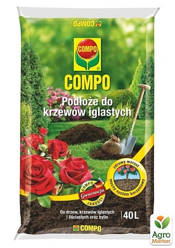 Торфосуміш для усіх видів хвойних рослин, 40л COMPO (2255)