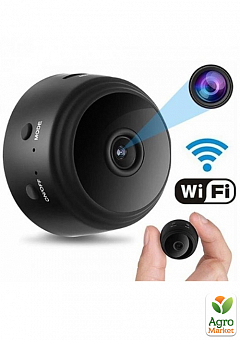 Беспроводная Мини Камера IP Видеонаблюдение Wi-Fi FullHD 1080 Action Camera A9 Black1