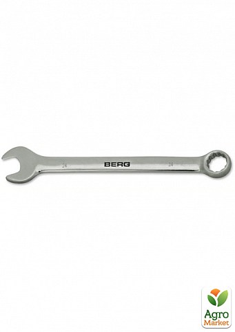 Ключ ріжково-накидний Cr-V, 24мм TM "Berg" 48-318