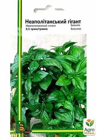 Базилік "Неаполітанський гігант" ТМ "Імперія насіння" 0,5г