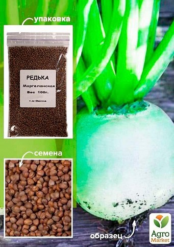 Редька "Маргеланская" ТМ "Весна" 100г
