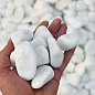 Декоративне каміння Галька біла "Доломіт" фракція 20-30 мм 2,5 кг купить