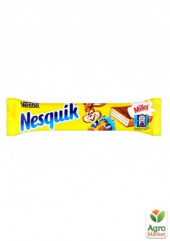 Вафли Nesquik в молочном шоколаде ТМ "Свиточ" 26г упаковка 30 шт - фото 2