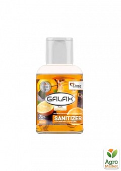 Гель для рук антисептический "Galax" das disinfection сочный апельсин 50 мл2