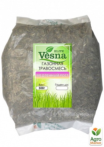 Газонная травосмесь "Медленный рост" ТМ "Vesna Elite" 500г