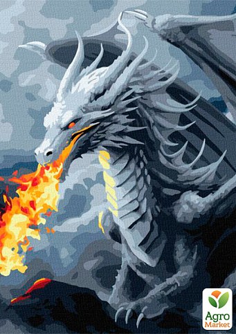 Картина по номерам - Огнедышащий дракон KHO6561