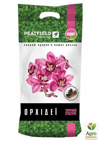 Торф'яний субстрат для орхідей ТМ "PEATFIELD" 6л