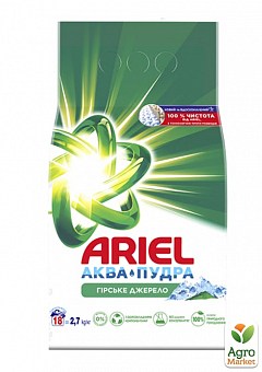 ARIEL пральний порошок Аква-Пудра Гірське Джерело 2,7 кг2