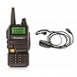 Рация двухдиапазонная Quansheng UV-R50, VHF/UHF, 5 Ватт + Гарнитура Quansheng QS-3 c кнопкой РТТ + Ремешок на шею Mirkit (7642) цена
