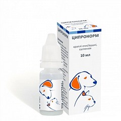 BioTestLab Ципронорм Капли глазные для собак и кошек  10 г (4807740)1
