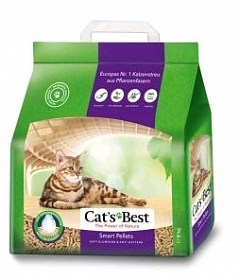 Cat`s Best Smart Pellets Древесный комкующийся наполнитель для кошачьего туалета 2.5 кг (2021350)1