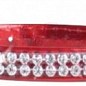 Ошейники Коллар Бриллианс ошейник для мелких пород "полотно стразы" (ширина 9мм, длина19-25см) 33073 красный (3187520)