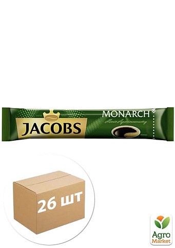 Кофе (монарх) в блистере ТМ "Якобс" 1,8г упаковка 26 стиков 