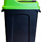 Бак для сортировки мусора Planet Re-Cycler 70 л черный - зеленый (стекло) (12192) цена
