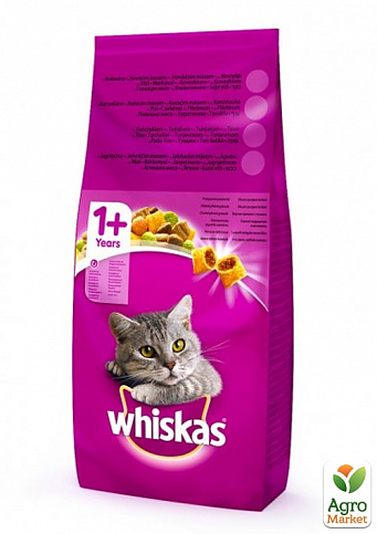 Корм для взрослых кошек Whiskas с курицей 14кг