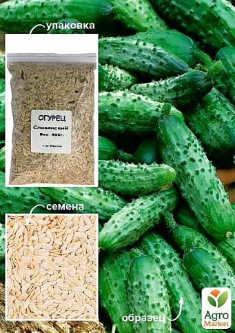 Огурец "Славянский" ТМ "Весна" 500г