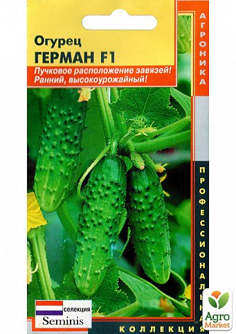 Огурец "Герман F1" ТМ "Плазменные семена" 5шт NEW