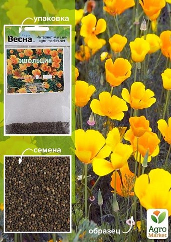 Ешшольція "Жовта" (Зипер) ТМ "Весна" 1г