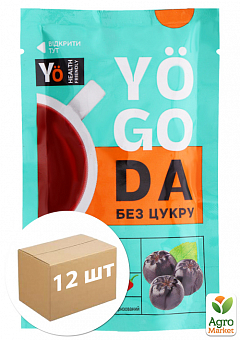 Чай кизиловий ТМ "Yogoda" 50г упаковка 12шт1