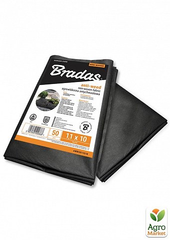 Агроволокно 50 г/м² черное 1,1х5м, Bradas AWB5011005
