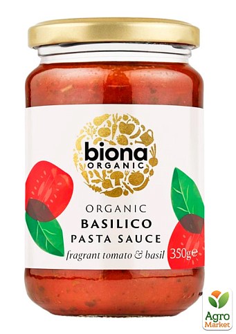 Органический соус для пасты Basilico TM "Biona Organic" 350 г упаковка 6 шт - фото 2