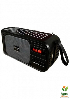 Радиоприемник ROTOSONIC SD-P11 5W, солнечная панель, FM, BLUETOOTH, SD, USB, 1200 mAH  карманное радио с фонариком 1