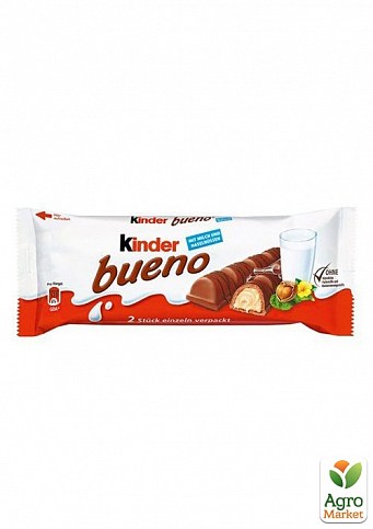 Батончик шоколадный (Bueno) Kinder 44г упаковка 11шт - фото 2