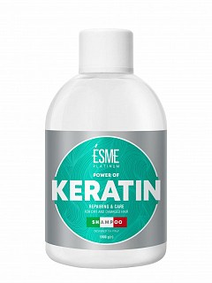 Шампунь для сухого і пошкодженого волосся з кератином, ТМ «ESME» 1000г2