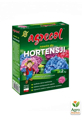 Удобрение для гортензии 12-6-20 ТМ "Agrecol" 1.2кг